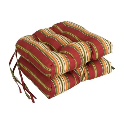 Blazing Needles Kingsley Indoor/outdoor Lounge Chair Cushion In Multi-colored