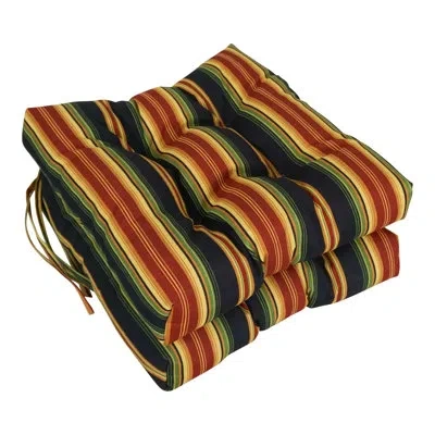 Blazing Needles Lyndhurst Outdoor Lounge Chair Cushion In Multi-colored