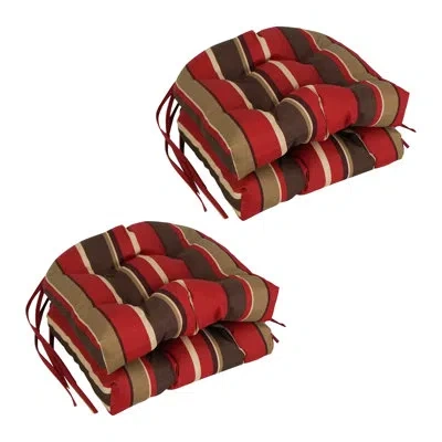 Blazing Needles Monserrat Outdoor Adirondack Chair Cushion In Multi