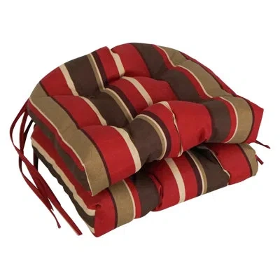 Blazing Needles Monserrat Outdoor Lounge Chair Cushion In Multi-colored