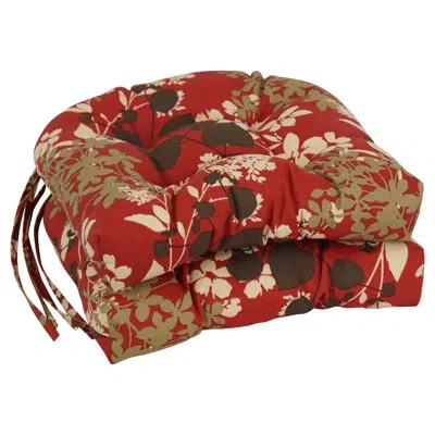 Blazing Needles Montfleuri Outdoor Lounge Chair Cushion In Multi-colored
