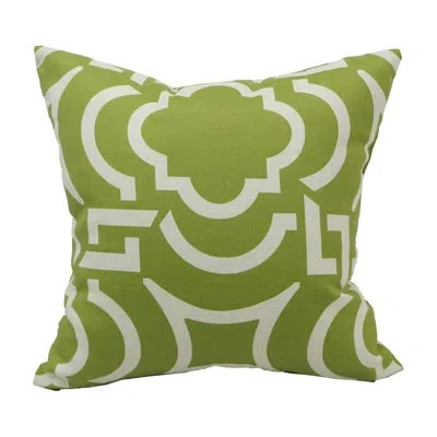 Blazing Needles Outdoor Cushion Collection Indoor/outdoor Throw Pillow In Carmody Kiwi