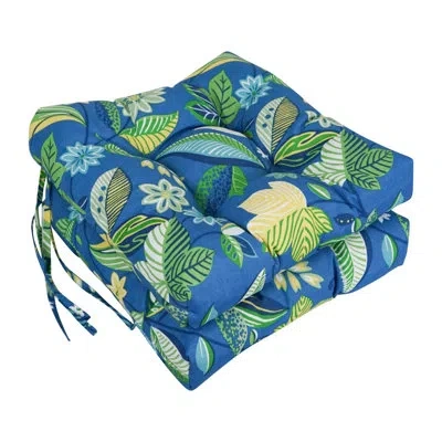 Blazing Needles Skyworks Indoor/outdoor Lounge Chair Cushion In Skyworks Caribbean