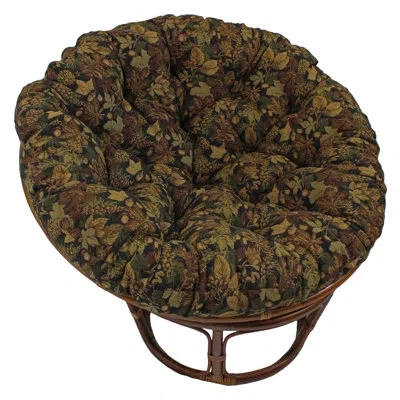 Blazing Needles Tapestry Papasan Cushion In Autumn Harvest