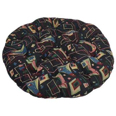 Blazing Needles Tapestry Papasan Cushion In Spin City