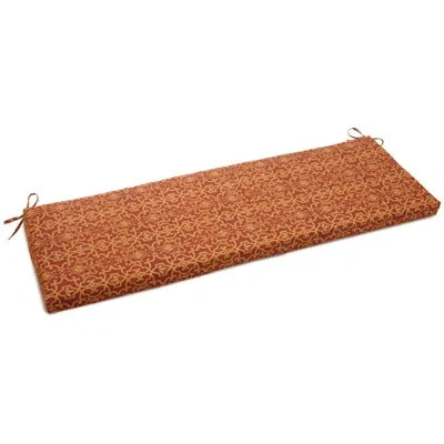 Blazing Needles Vanya Indoor/outdoor Bench Cushion In Yellow