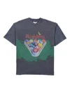 Bldg4 Billiard Graphic T-shirt In Gray
