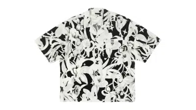 Pre-owned Bldg4 Men's  Razor Short Sleeve Woven Whisper Shirt In White