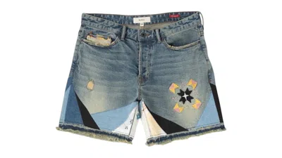 Pre-owned Bldg4 Men's  Ricochet Short High Hopes Short In Blue