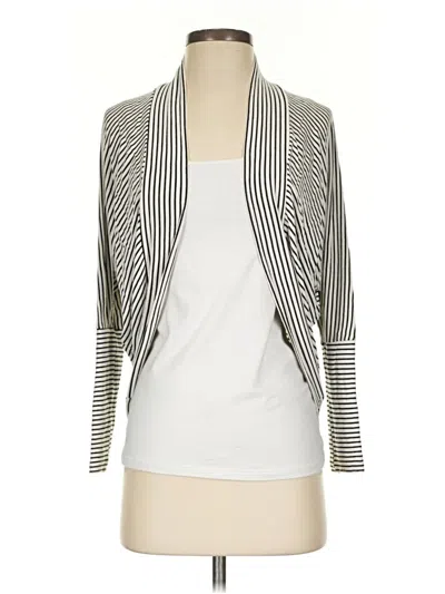 Pre-owned B'leev Cardigan Sweater In Silver