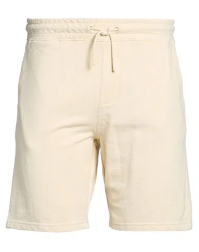 Blend Man Shorts & Bermuda Shorts Cream Size Xl Cotton, Polyester In Gray