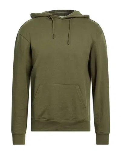 Blend Man Sweatshirt Military Green Size S Cotton, Polyester