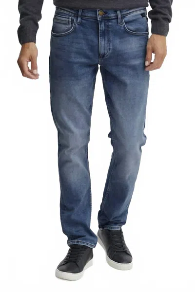 Blend Men's Blizzard Fit Multiflex Jeans In Denim Middle Blue