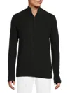 Blend Men's Codford Half-zip Cotton Sweater In Black