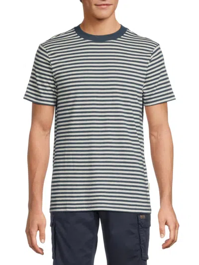 Blend Men's Jelte Striped T-shirt In Blue