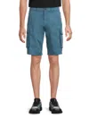 Blend Men's Morgan Solid Cargo Shorts In Gray
