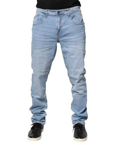 Pre-owned Blend Twister Mid Waist Skinny Fit Men Men's Jeans () In Blue