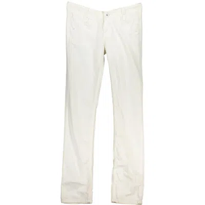 Blend White Cotton Jeans & Pant
