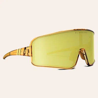 Blenders Eclipse Gloss Gold & Gold Mirror Polarized Sunglasses