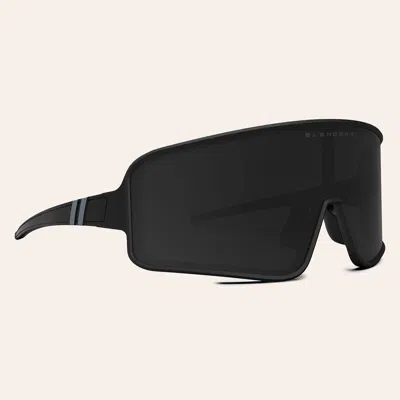 Blenders Eclipse Matte Black & Black Mirror Polarized Sunglasses