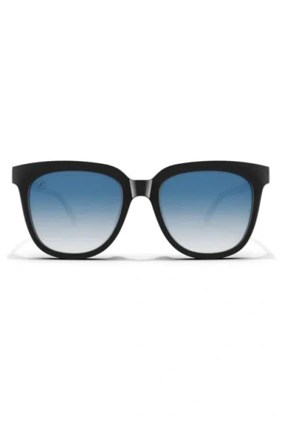 Blenders Eyewear 53mm Grove Polarized Square Sunglasses In Blue