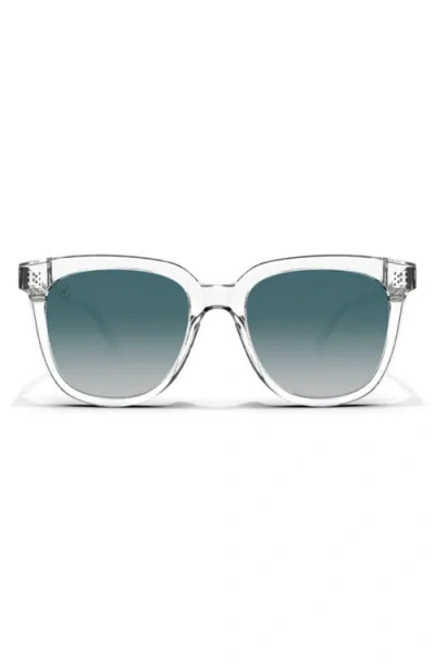 Blenders Eyewear 53mm Grove Polarized Square Sunglasses In Brown