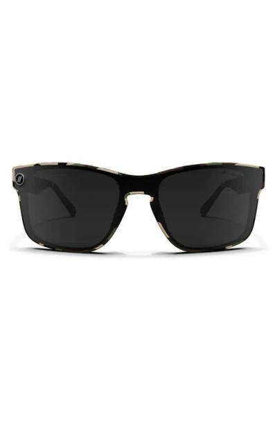 Blenders Eyewear Canyon X2 99mm Polarized Square Sunglasses In Black