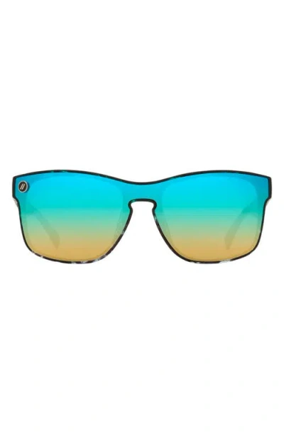 Blenders Eyewear Canyon X2 99mm Polarized Square Sunglasses In Green
