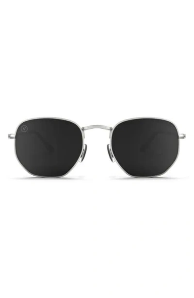 Blenders Eyewear Hexagram 50mm Polarized Aviator Sunglasses In Purple