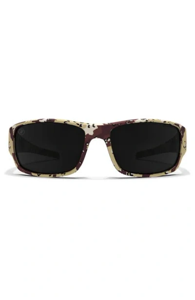 Blenders Eyewear Lakeview 59mm Polarized Square Sunglasses In Black