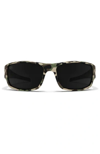 Blenders Eyewear Lakeview 59mm Polarized Square Sunglasses In Black