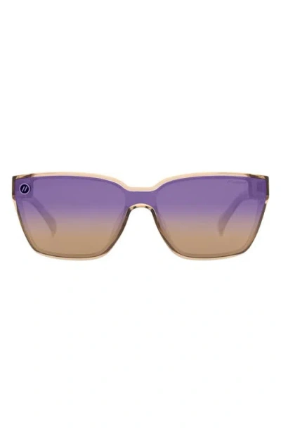 Blenders Eyewear Mave X2 99mm Polarized Square Sunglasses In Multi