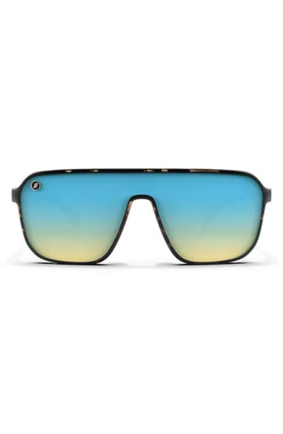 Blenders Eyewear Meister X2 133mm Polarized Flat Top Sunglasses In Multi