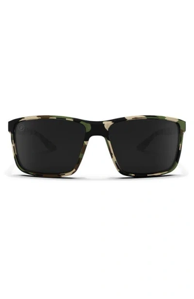 Blenders Eyewear Mesa 57mm Polarized Square Sunglasses In Black