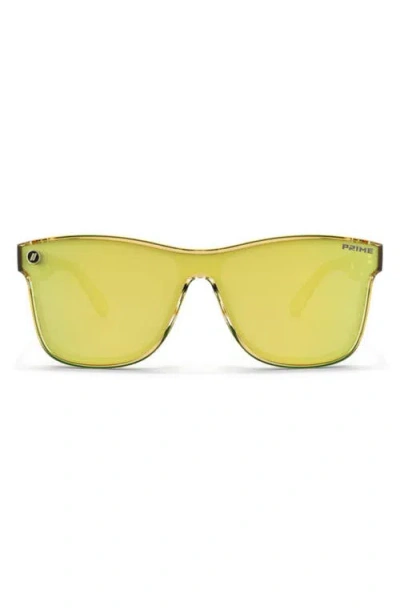 Blenders Eyewear Millenia Dx 99mm Polarized Square Sunglasses In Yellow