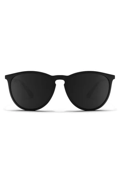 Blenders Eyewear North Park 54mm Polarized Rectangular Sunglasses In Black