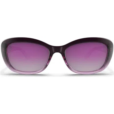 Blenders Eyewear Olivia 54mm Polarized Cat Eye Sunglasses In Multi