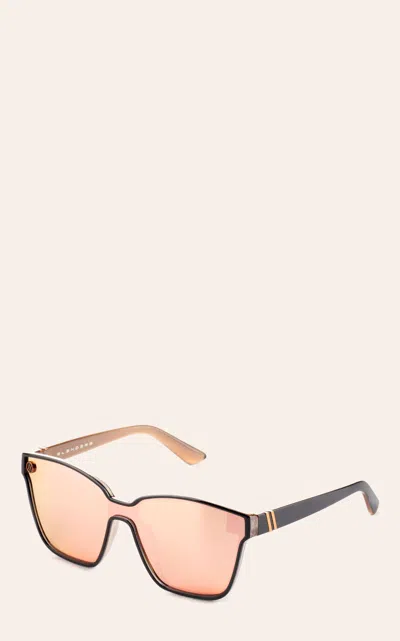 Blenders Eyewear Pretty Penny Copper Black & Champagne Polarized Sunglasses In Multi