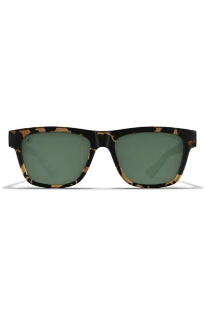 Blenders Eyewear Tate 53mm Polarized Square Sunglasses In Green