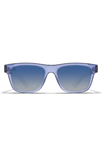 Blenders Eyewear Tate 53mm Polarized Square Sunglasses In Blue