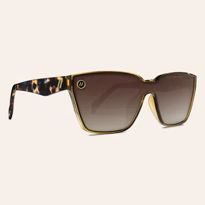 Blenders Mave X2 Golden Quartz Polarized Sunglasses In White
