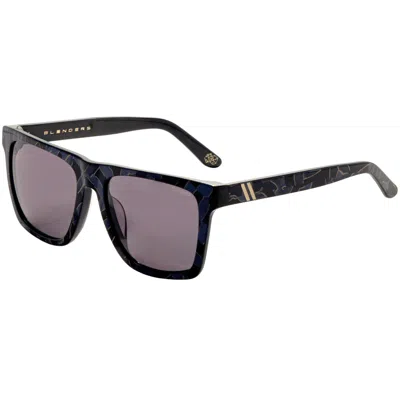 Blenders Unisex 54 Mm Blue Sunglasses In Black