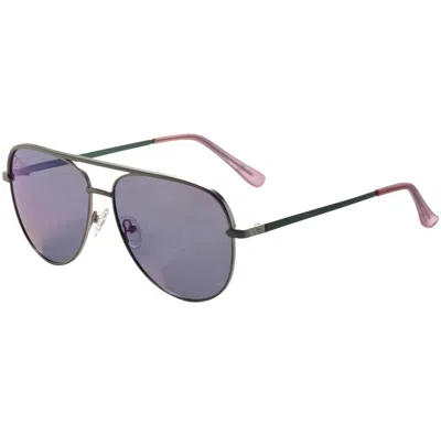 Blenders Unisex 60 Mm Silver Sunglasses In Purple