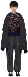 Bless Black Scheich Coat In Glossy Black