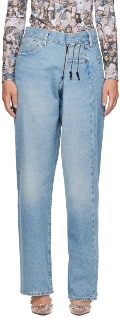 Bless Blue Smlxl Readymade Jeans