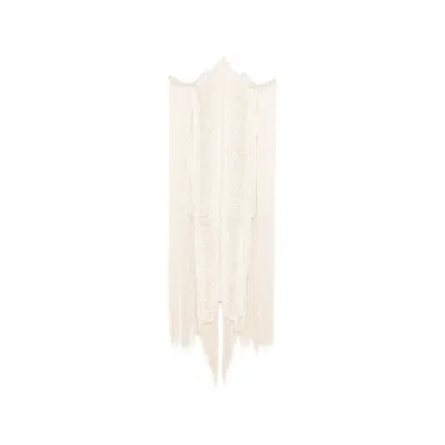 Bless Fringed Maxi Dress In White