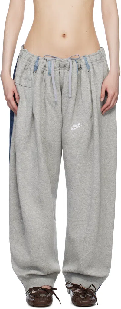 Bless Gray & Blue Nº68 Overjogging Jeans In Lightgrey / Denimblu