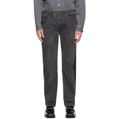 Bless Grey Jeansfront Pants In Gray