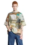 Bless Man Multicolor T-shirts & Tank Tops In Multicolor