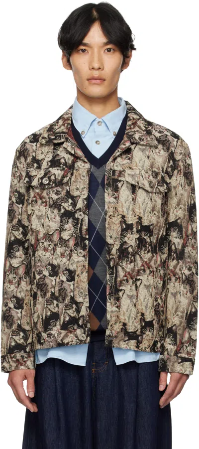 Bless Multicolor N°08 Cat-shirt Gobelin Jacket